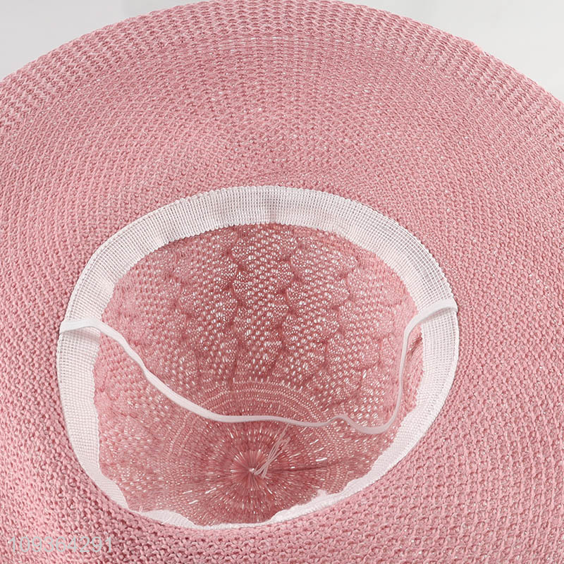 New style straw hat beach hat women sun hat for sale