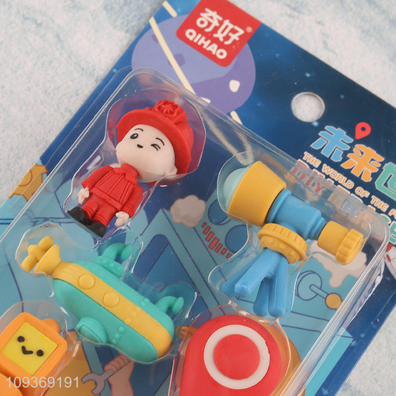 Good selling children school students stationery eraser set