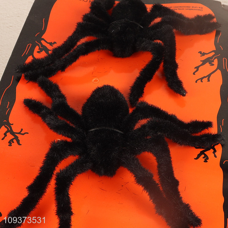 Good price plush spider for Halloween party decoration
