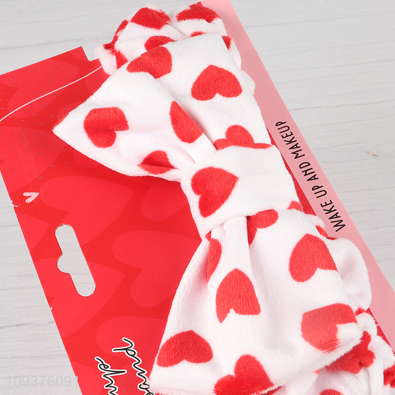 Hot items bowknot face washing headband for sale