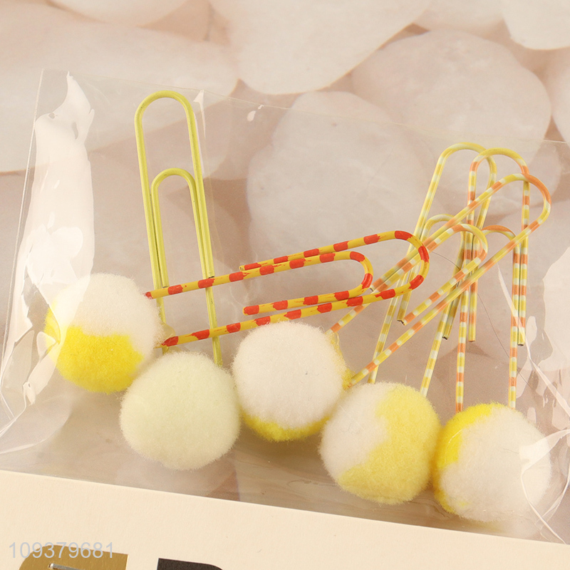 Low price plastic paper clips set for school office