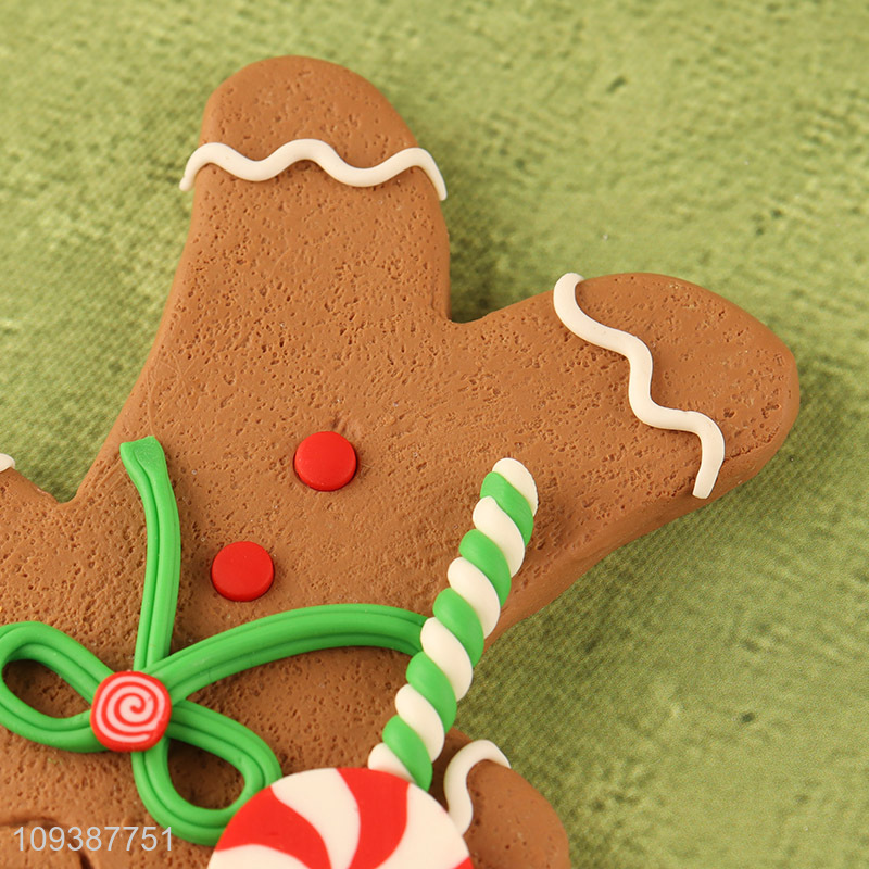 China factory Christmas decoration gingerbread man hanging ornament