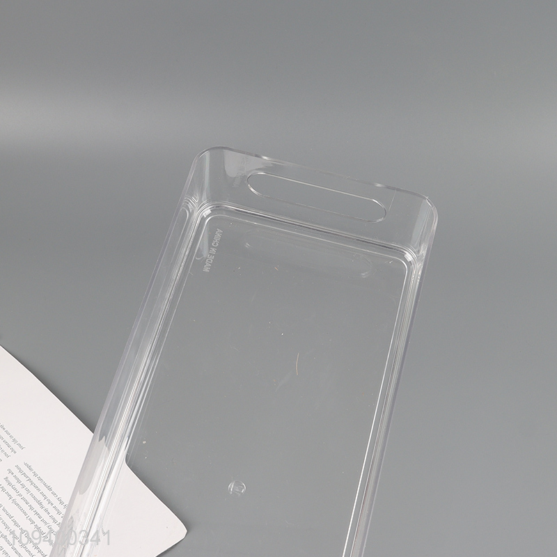 China wholesale transparent storage box with handle