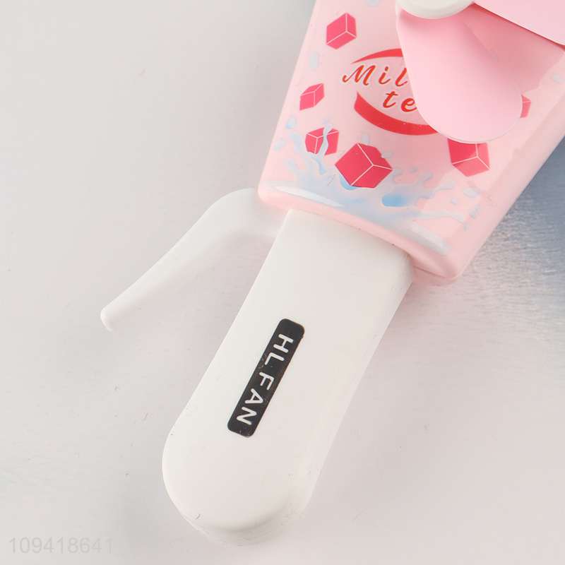 Yiwu market  hand press fan for easy carrying
