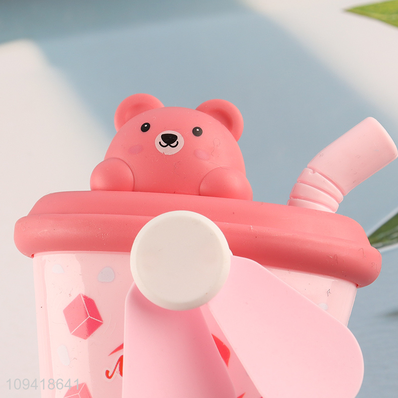 Yiwu market  hand press fan for easy carrying