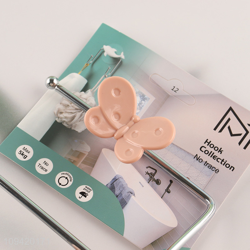 New style butterfly paper towel rack suction cup hook