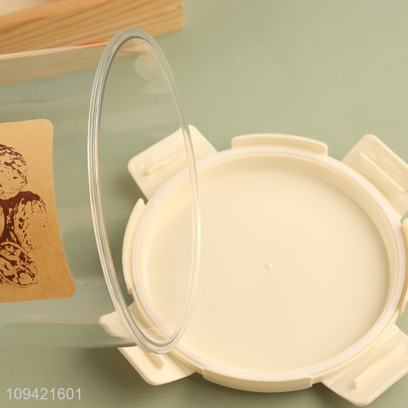 Best quality round sealed storage jar set