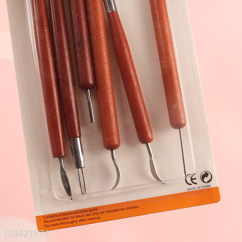 New arrival 6pcs diy pottery tool set