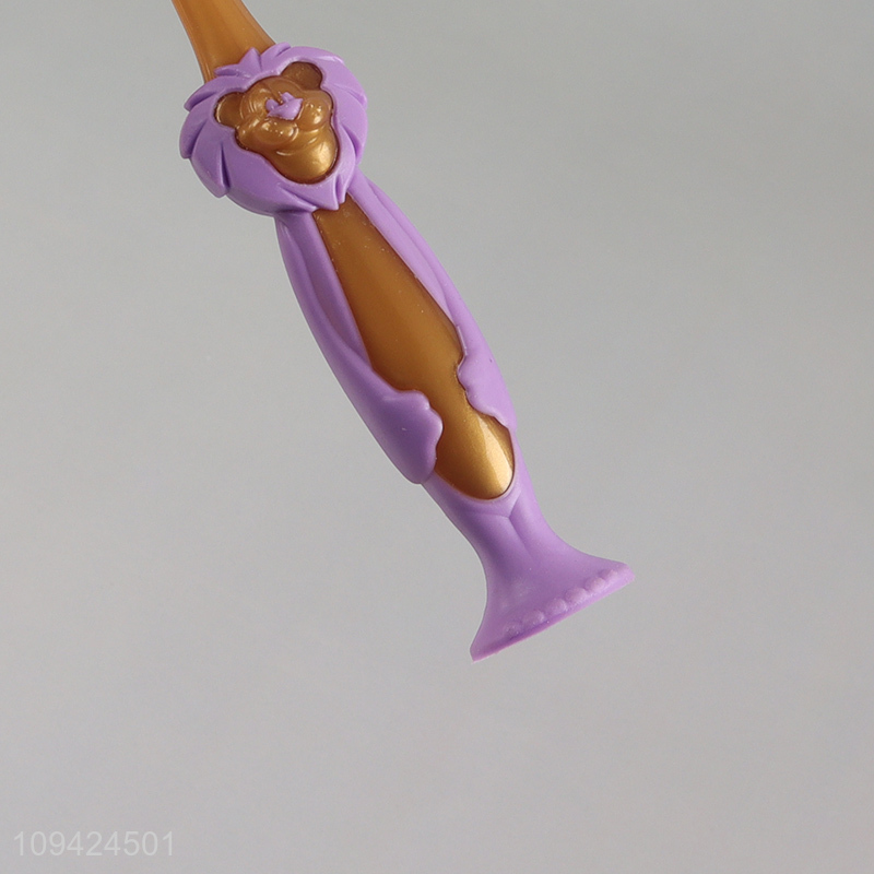 Cute Animal Design Handle Toothbrush Set