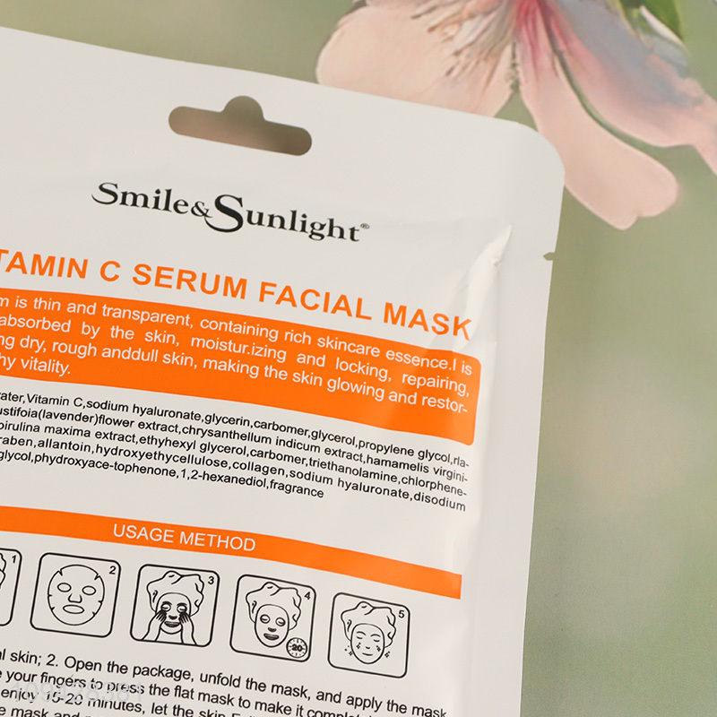 Top quality vitamin c soothing calming facial mask