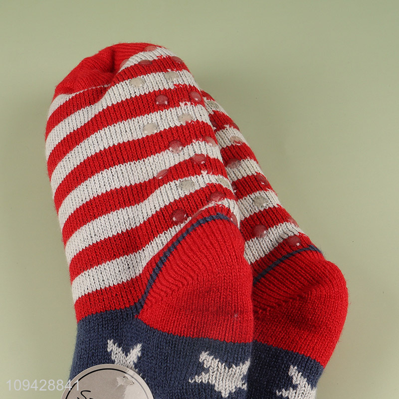 Hot selling winter warm non-slip home slipper socks