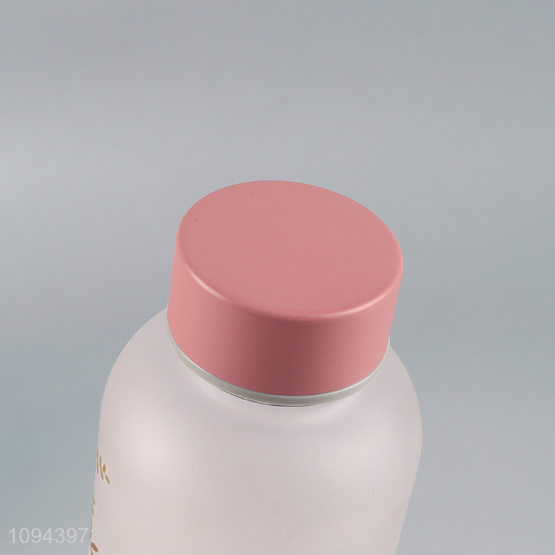 China wholesale flower printed plastic water bottle