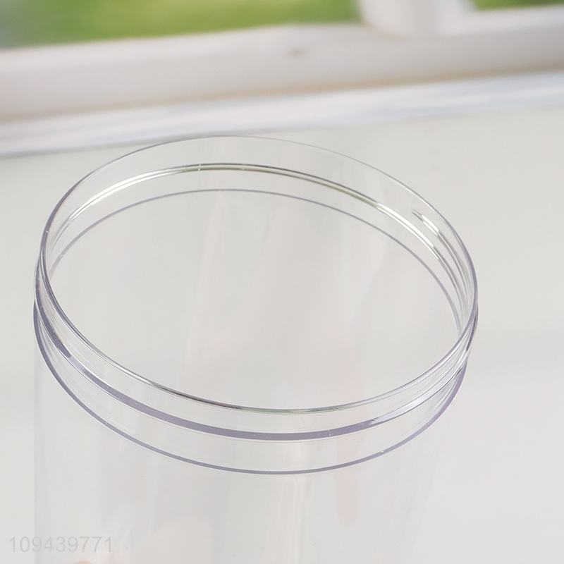 Low price clear portable plastic water bottle