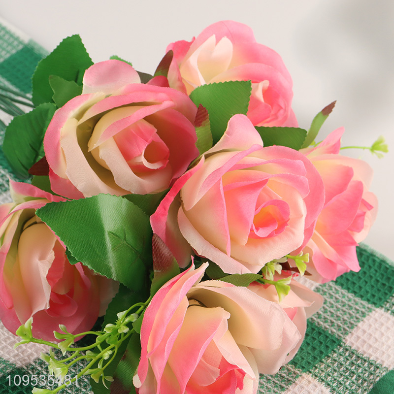 Low price 7heads simulation flower fake flower for sale