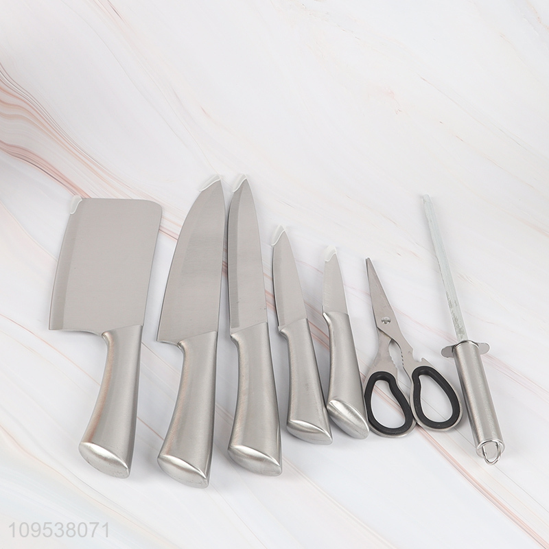 8 Pieces Kitchen Cutlery Gift Kit With Knife Block
