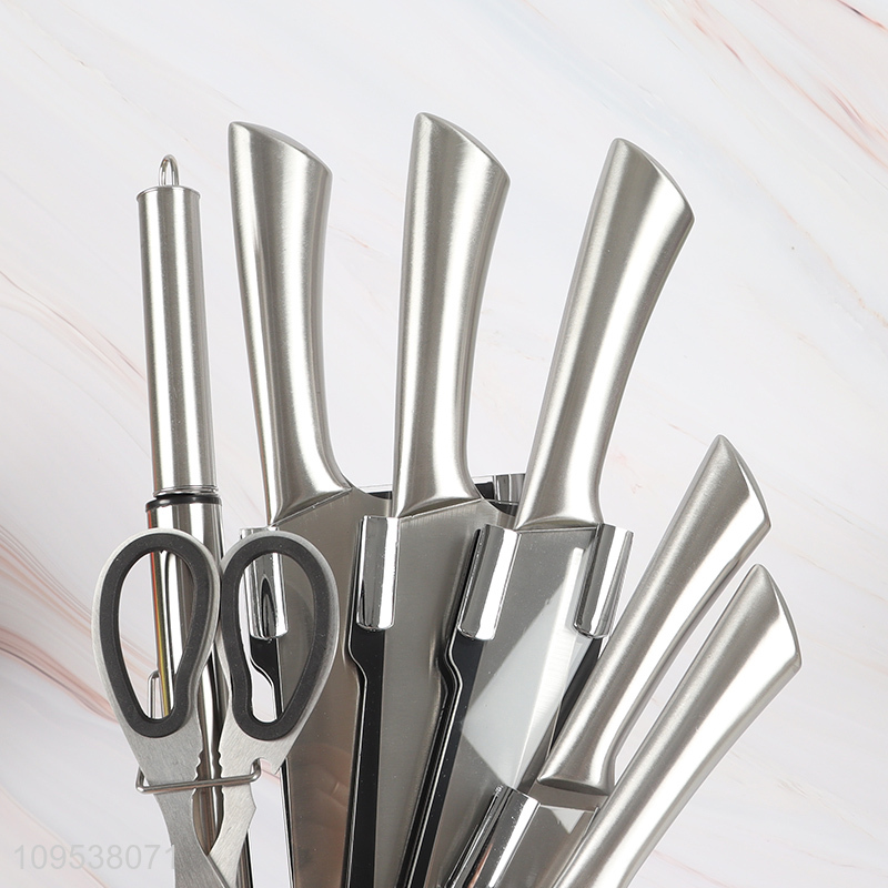 8 Pieces Kitchen Cutlery Gift Kit With Knife Block